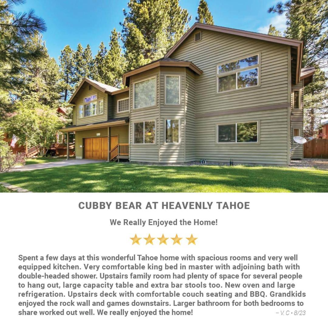 Cubby Bear At Heavenly Tahoe - Pets South Lake Tahoe Extérieur photo